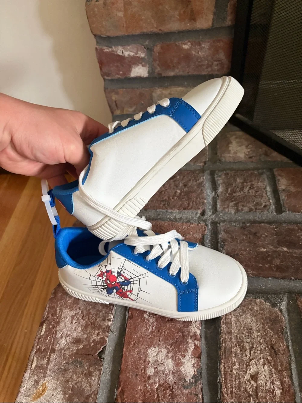 Kids marvel Spiderman shoes / sneakers size one